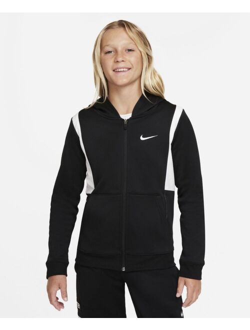 Nike Big Boys Therma-Fit Elite Full-zip Basketball Hoodie