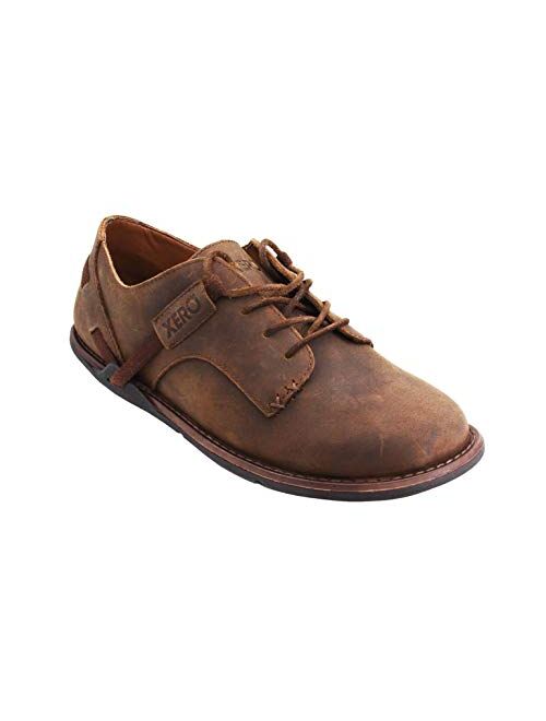 Xero Shoes Men's Alston Leather Dress Shoe - Lightweight Barefoot-Friendly