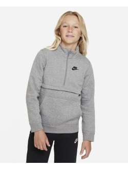 Big Boys Sportswear Club Zipper Top