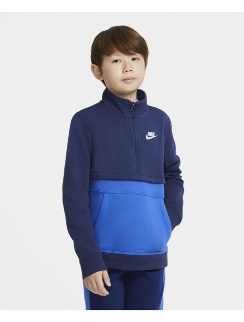 Nike Big Boys Sportswear Club Zipper Top