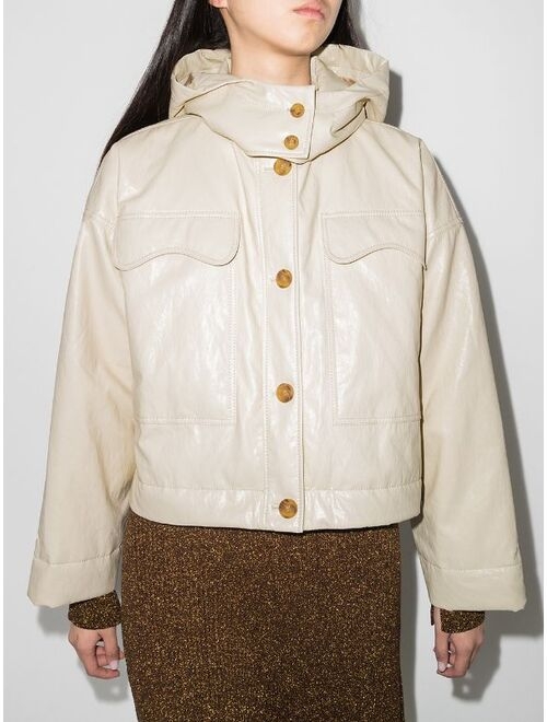 Rejina Pyo Hayley buttoned hooded jacket