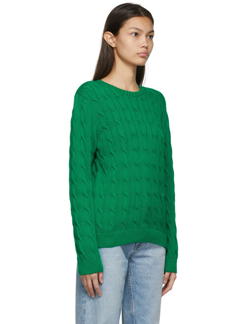 Sporty & Rich Green Ashley Sweater