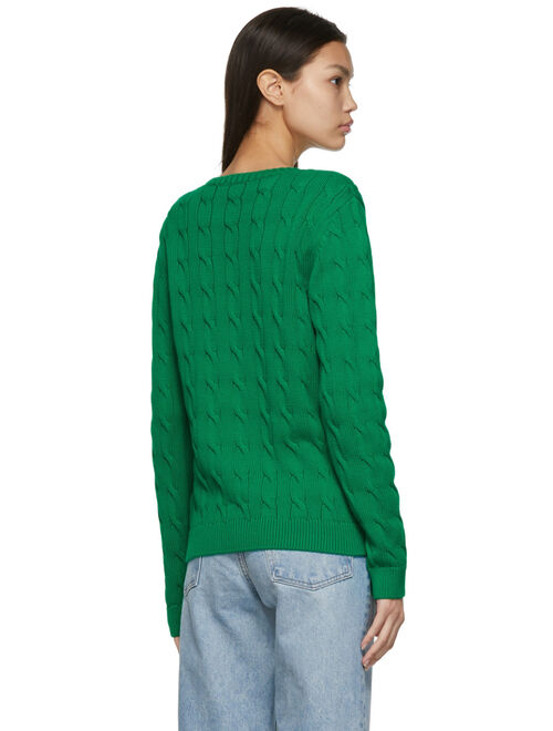 Sporty & Rich Green Ashley Sweater