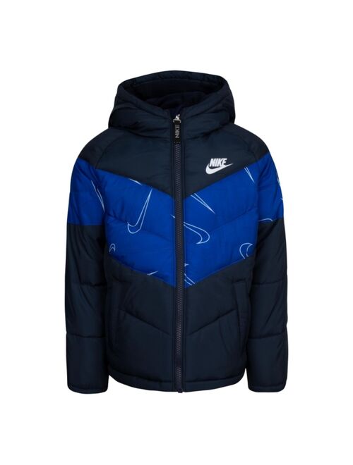 Nike Toddler Boys Sportswear Swoosh Fill Printed Jacket