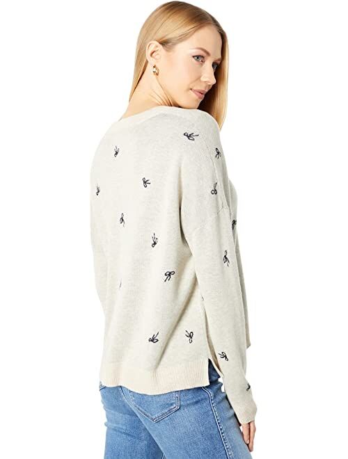 Madewell Bow Pattern Pullover