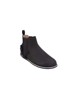 Xero Shoes Men's Melbourne Casual Chelsea Boots - Wide Toe Leather Dress Shoes