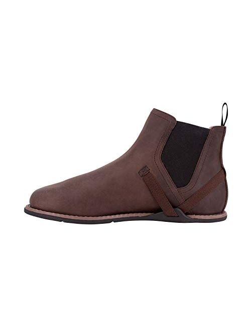 Xero Shoes Men's Melbourne Casual Chelsea Boots - Wide Toe Leather Dress Shoes