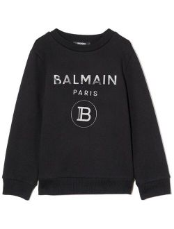 logo-print cotton sweatshirt