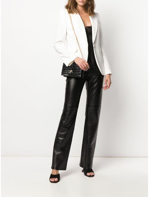 Alexander McQueen structured shoulder blazer