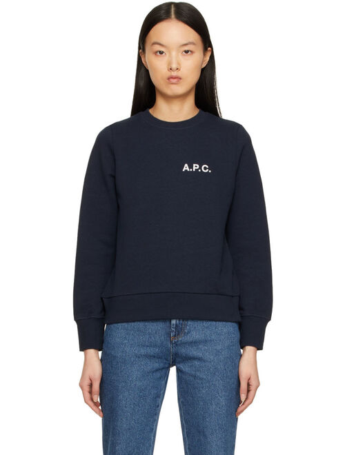 A.P.C. Navy Shelley Sweatshirt