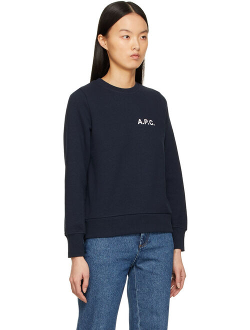 A.P.C. Navy Shelley Sweatshirt