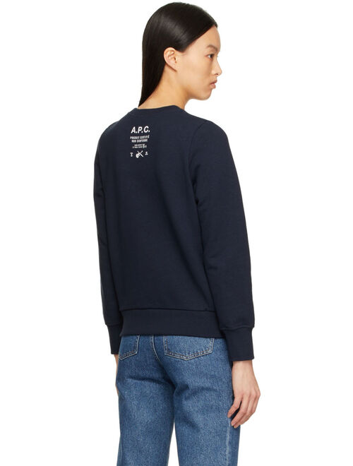 A.P.C. Navy Shelley Sweatshirt