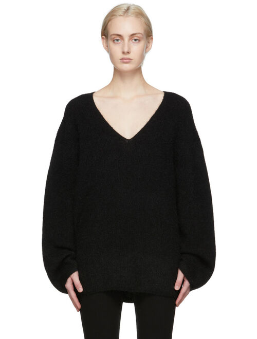 by Malene Birger Black Dipoma V-Neck Sweater