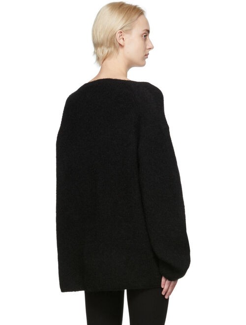 by Malene Birger Black Dipoma V-Neck Sweater