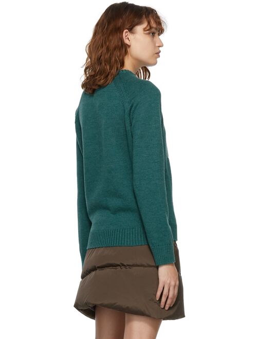 Woolrich Green Daniëlle Cathari Edition Merino Crewneck Sweater