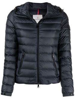 zip-front hooded puffer jacket