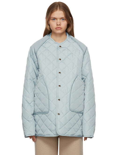 Trunk Project Blue Quilted Canvas Jacket