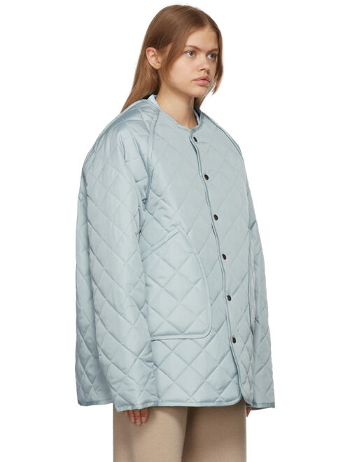 Trunk Project Blue Quilted Canvas Jacket