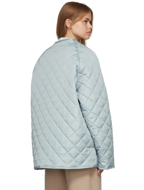 Trunk Project Blue Quilted Canvas Jacket