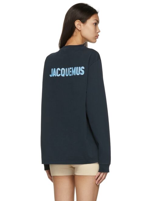 Jacquemus Navy 'Le T-Shirt Gelo' Long Sleeve T-Shirt