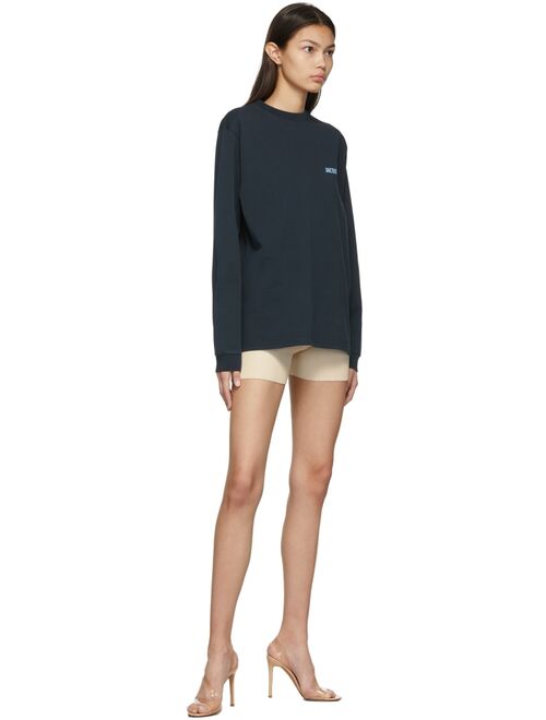 Jacquemus Navy 'Le T-Shirt Gelo' Long Sleeve T-Shirt