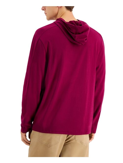 Alfani Men's Alfatech Long Sleeve Regular Fit Hoodie, Created for Macy's