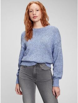 Slouchy Crew Neck Long Sleeve Sweater