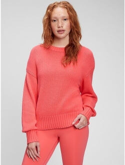 Slouchy Crew Neck Long Sleeve Sweater