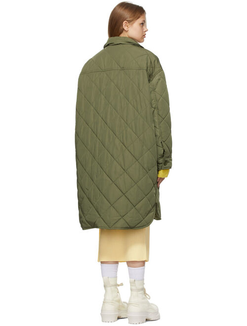 Stand Studio Khaki Ronja Quilted Coat