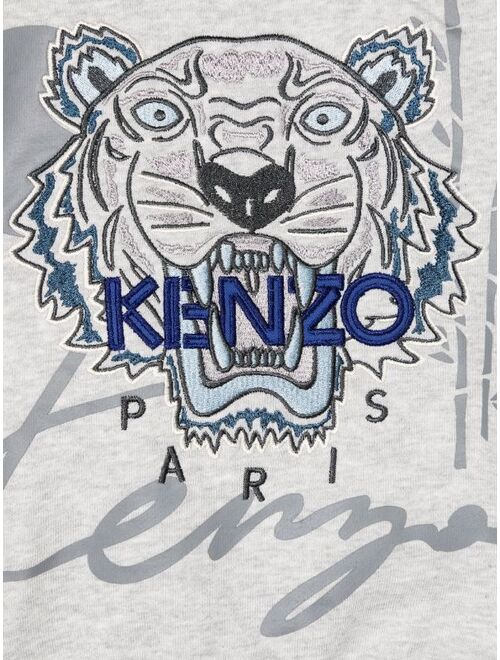 Kenzo Kids embroidered-logo sweatshirt