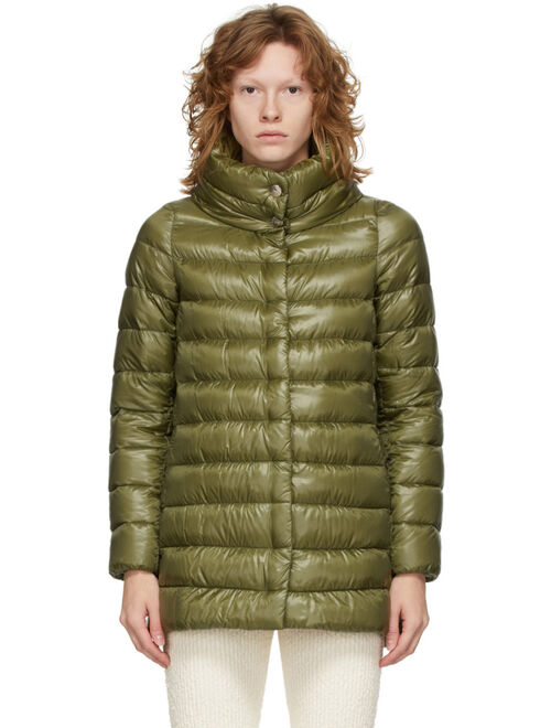 Herno Green Down Amelia Coat