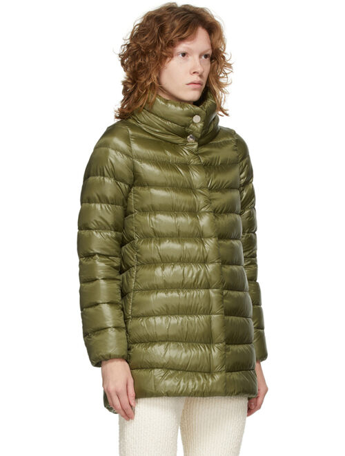 Herno Green Down Amelia Coat