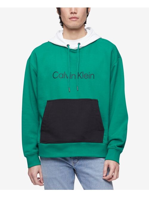 Calvin Klein Men's Colorblocked Logo-Print Hoodie