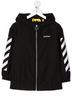 Off-White Kids chest logo-print jacket