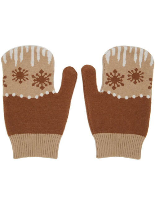 Helmstedt Brown 'Les Gloves' Mittens