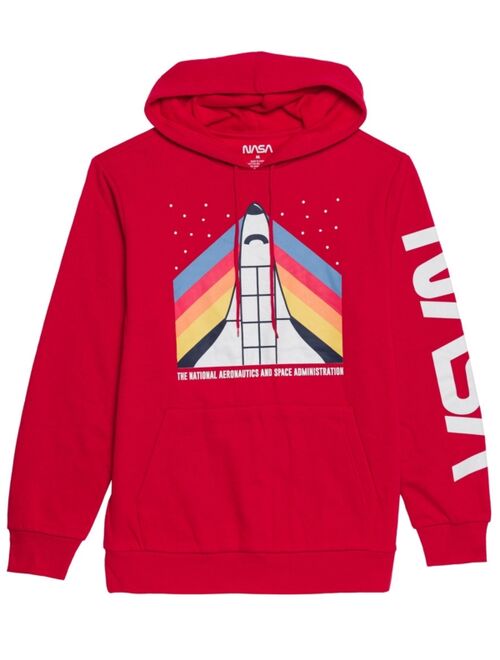 Hybrid Apparel Men's NASA Shuttle Hooded Fleece Sweatshirt