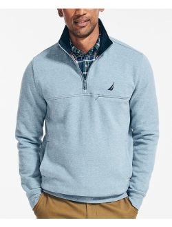 Men's J-Class Classic-Fit 1/4-Zip Fleece High Neck Sweatshirt