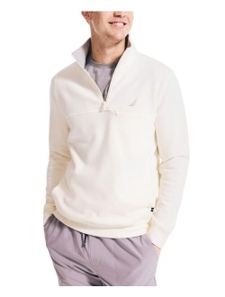 Men's J-Class Classic-Fit 1/4-Zip Fleece High Neck Sweatshirt