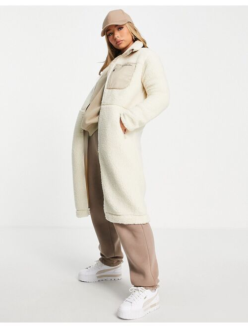 Columbia Archer Ridge long jacket in cream