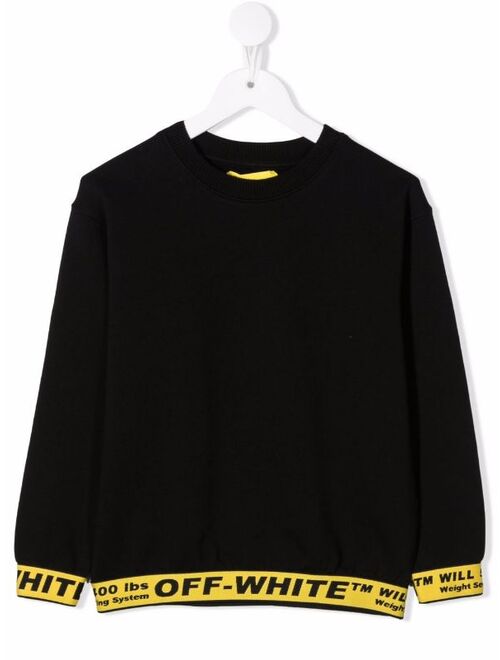 Off-White Kids logo crew-neck sweatshirt