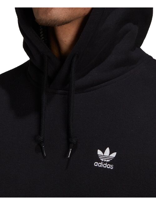 Adidas Men's Originals Logo Solid Long Sleeve Pullover Hoodie