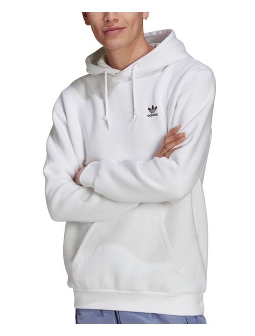 Adidas Men's Originals Logo Solid Long Sleeve Pullover Hoodie