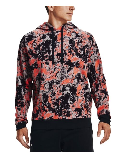 Under Armour Men's Rival Fleece Cloud Graphic Camo Print Hoodie