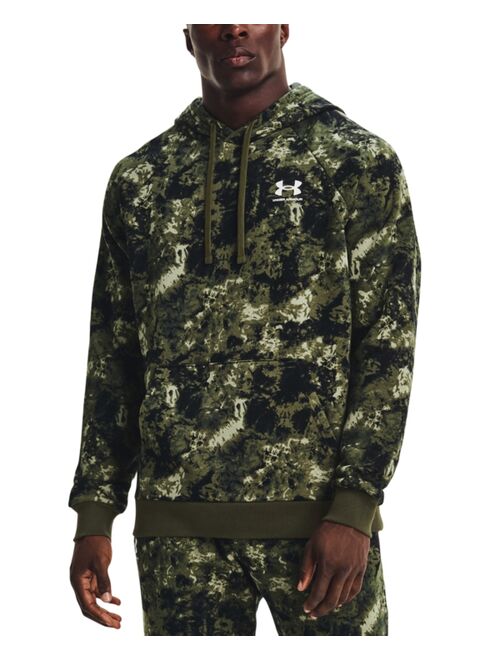 Under Armour Men's Rival Fleece Cloud Graphic Camo Print Hoodie