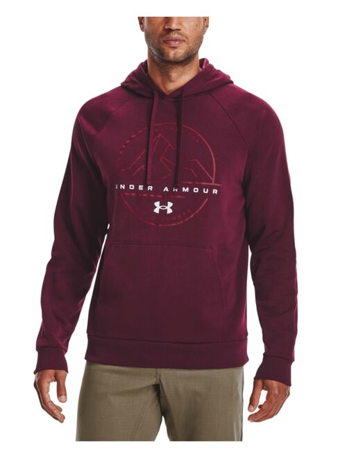 Under Armour Men's Rival Fleece Graphic Raglan Sleeve Regular Fit Hoodie