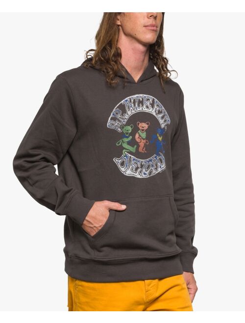 Junk Food Men's Grateful Dead Color Bears Long Sleeve Fleece Hoodie