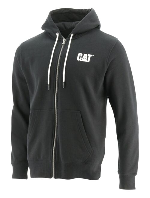 Caterpillar Men's Foundation Logo-Print Full-Zip Hoodie