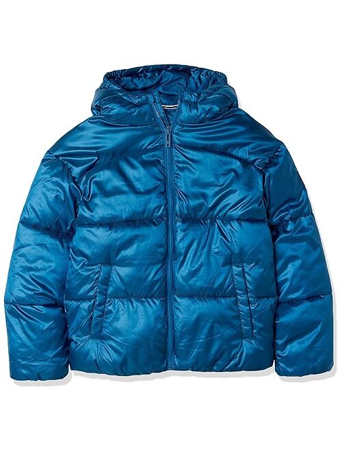 Under Armour Girls' Prime Puffer, Front Pockets & Hooded Back, Lightweight & Water Repellant