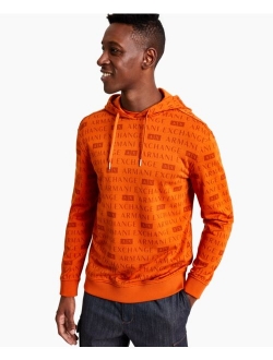 Men's Tonal Logo-Print Hoodie, Created for Macy's