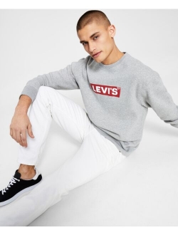 Men's Relaxed Graphic Crewneck Pullover Sweatshirt